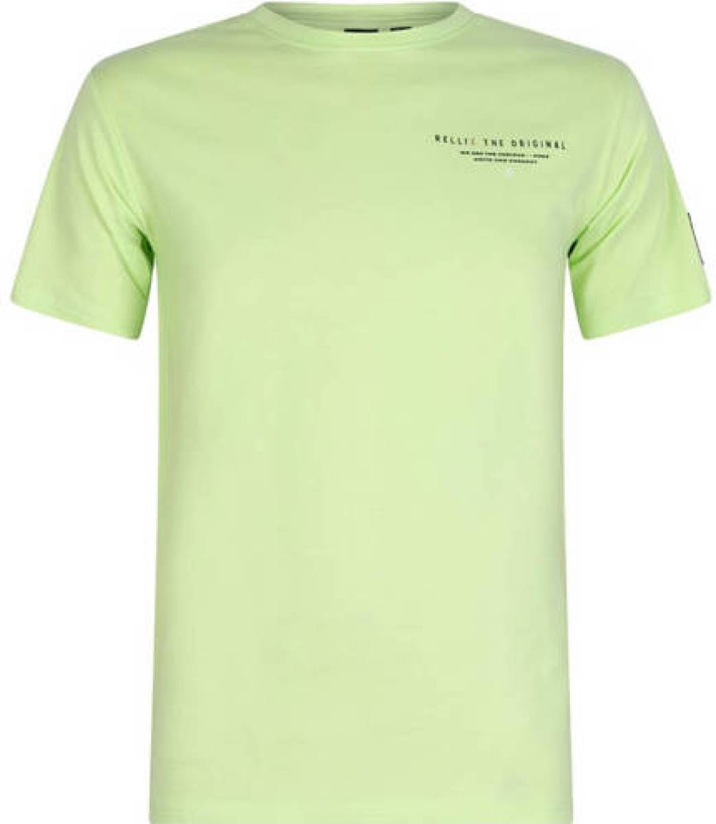 Rellix T-shirt met backprint limegroen