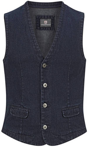 Jan Vanderstorm gilet Plus Size VALFRID blauw