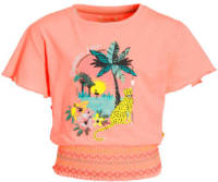 Orange Stars crop top Margje met printopdruk roze