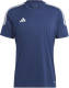 adidas Performance sport T-shirt Tiro 23 donkerblauw