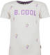 B.Nosy T-shirt B.Next met biologisch katoen wit/lila