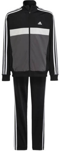 adidas Sportswear trainingspak Tiberio zwart/grijs