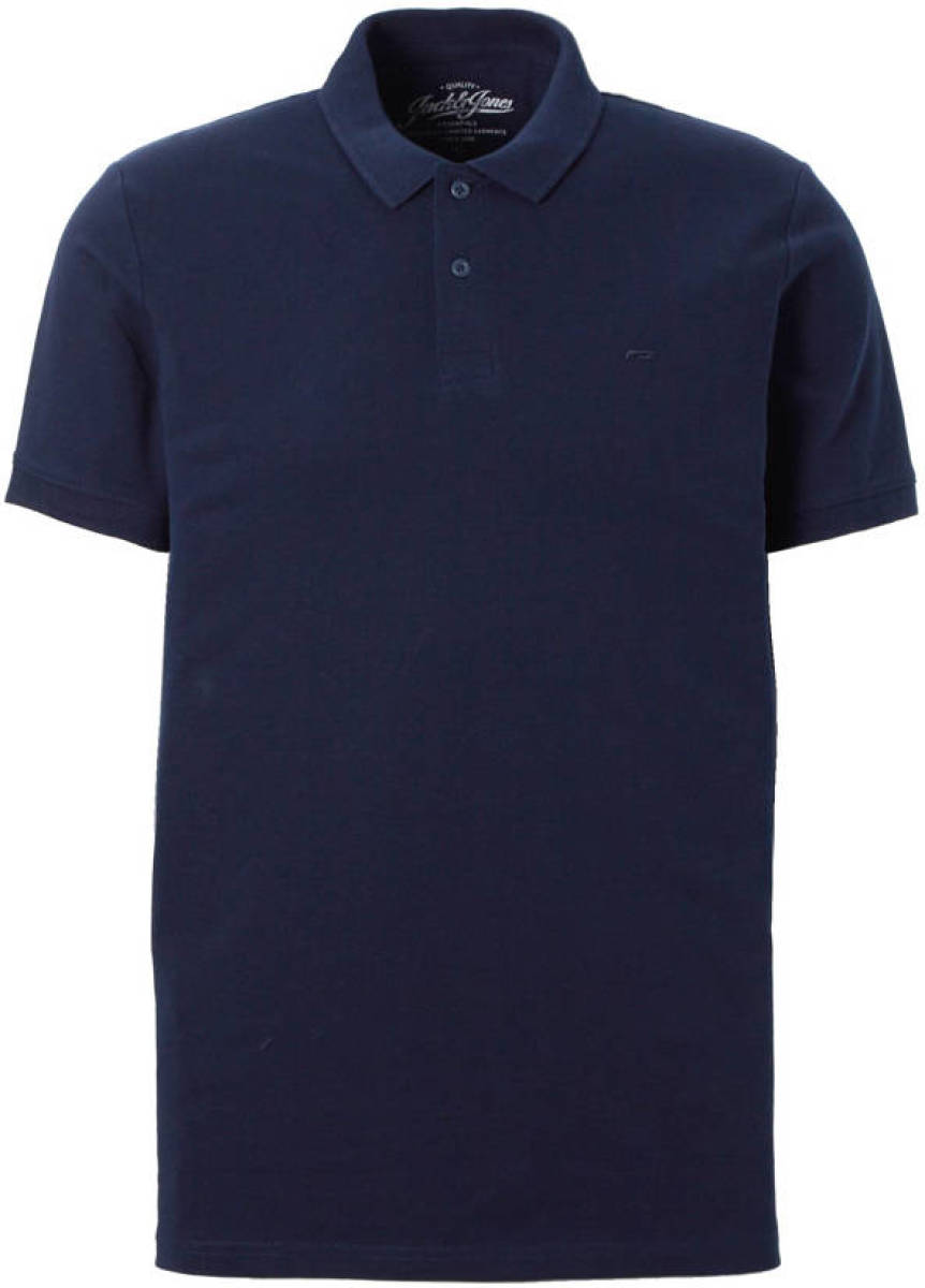 Jack & Jones ESSENTIALS Basic slim fit polo marine