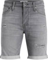 Jack & Jones JEANS INTELLIGENCE regular fit short JJIRICK JJICON grijs