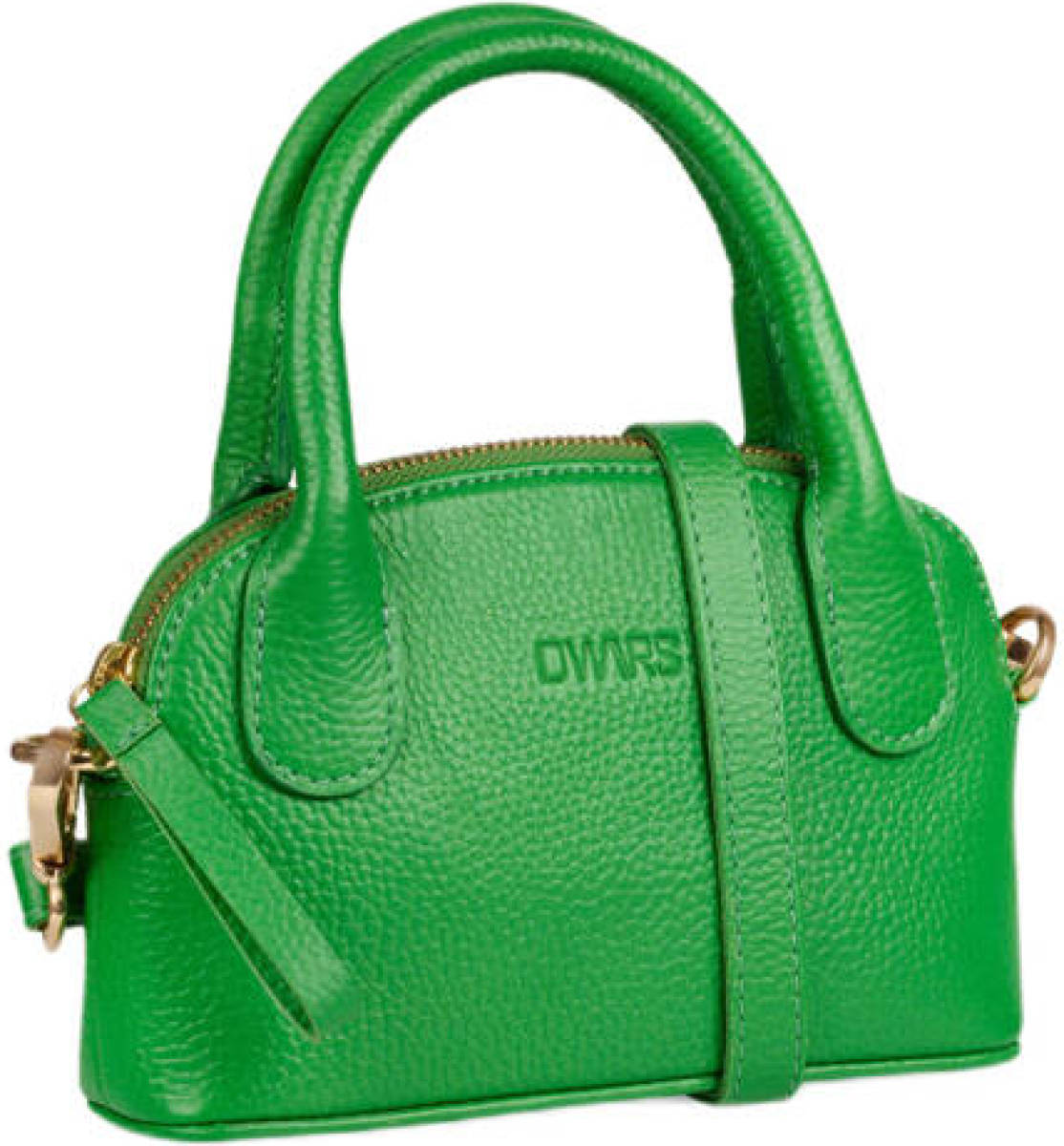 Dwrs leren crossbody tas Chili groen