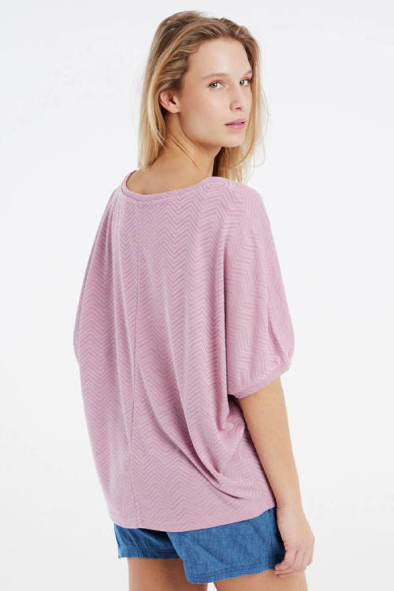 Protest T-shirt oudroze