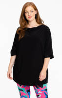 Yoek Loretta's Favourites top van DOLCE travelstof zwart