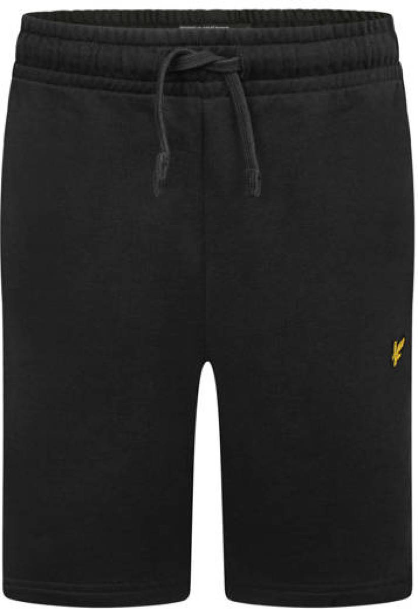 Lyle & Scott regular fit sweatshort zwart
