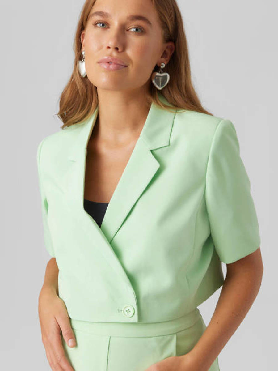 MAMALICIOUS zwangerschapsblazer MLNOMY mintgroen