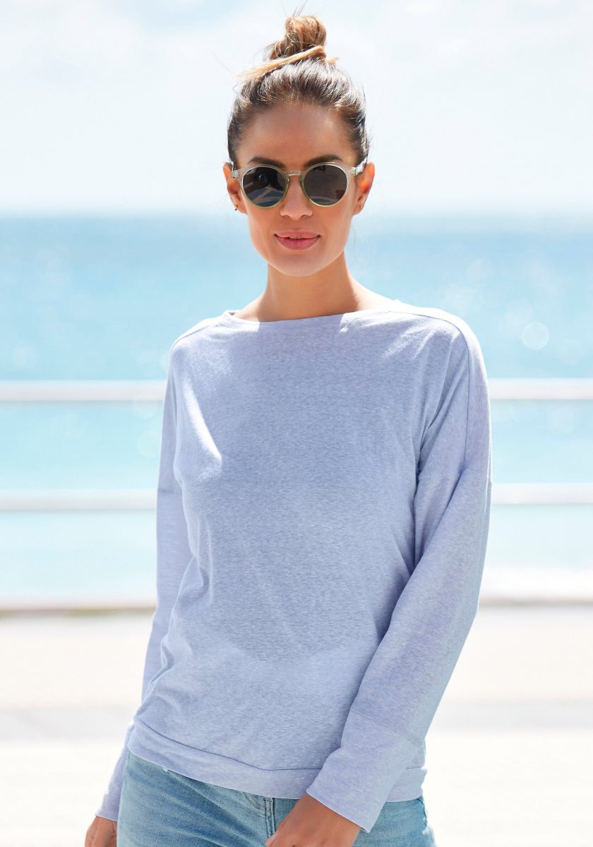 Venice Beach Shirt met lange mouwen met logoprint achter