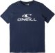 O'Neill T-shirt met logo donkerblauw