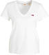 Levi's T-shirt PERFECT VNECK met logo white