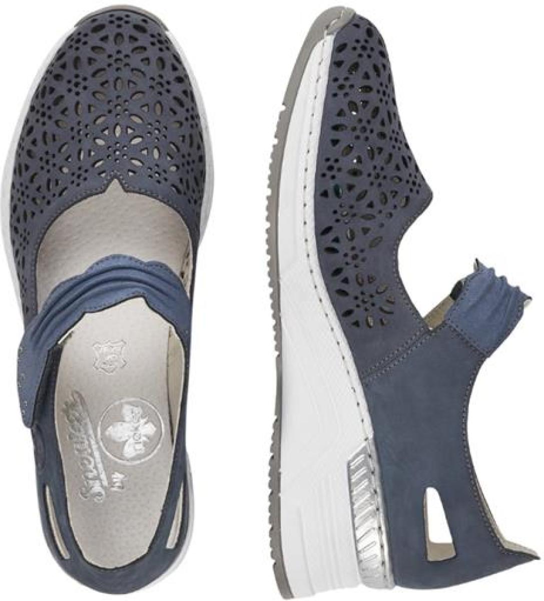 Rieker Instapper Dames Blauw