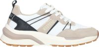 Mustang Sneaker Dames Zwart/Wit/Taupe