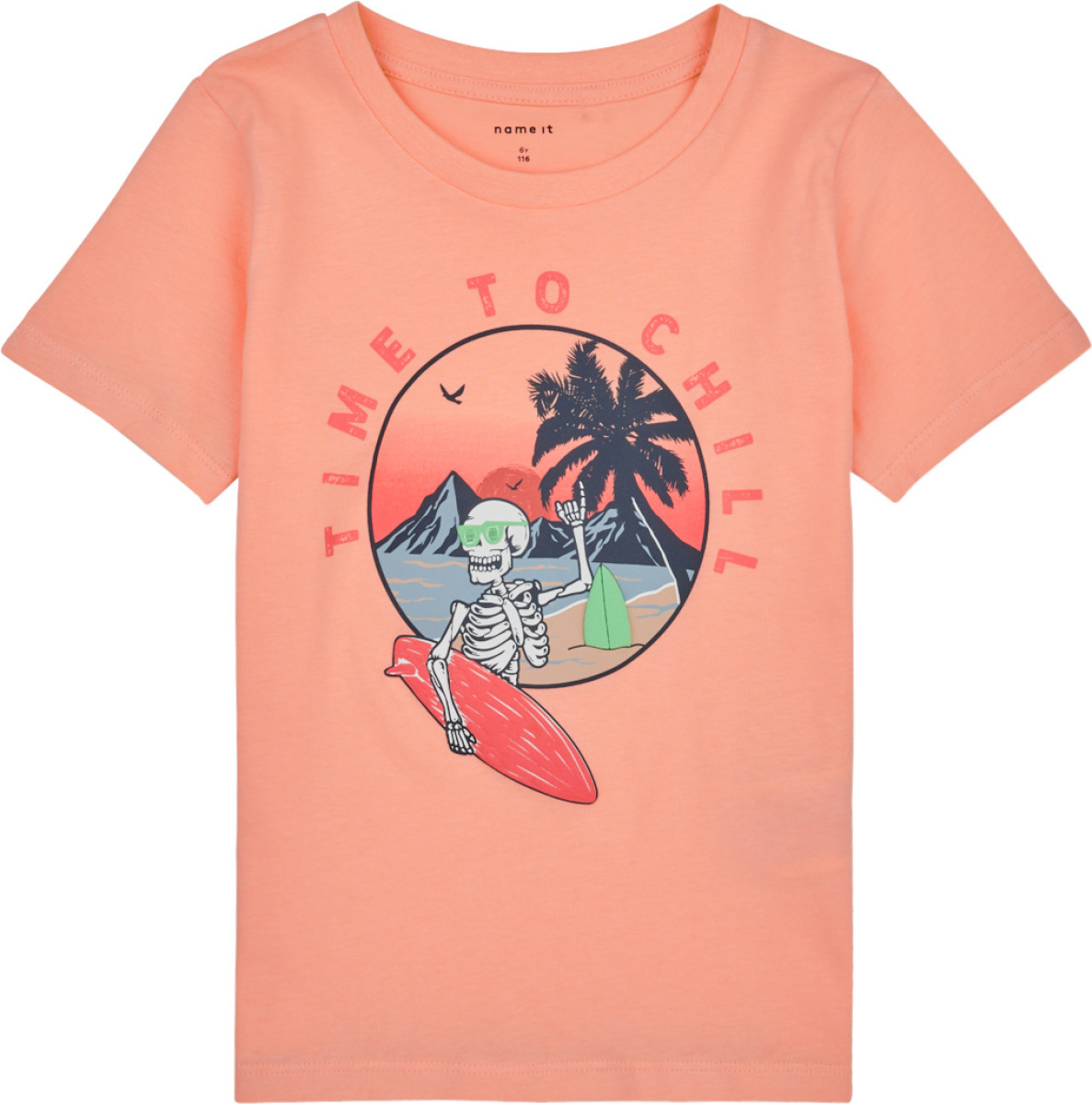 T-shirt Korte Mouw NAME IT  NKMFICOLAJ SS TOP BOX