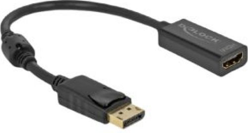 Delock 63559 DisplayPort kabel 0,2 m HDMI Zwart