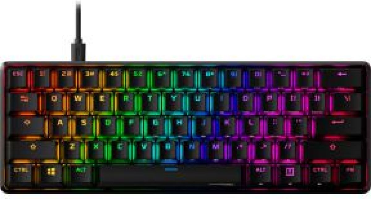 Kingston HyperX Alloy Origins 60 - mechanisch gamingtoetsenbord - HX Red (US-indeling)