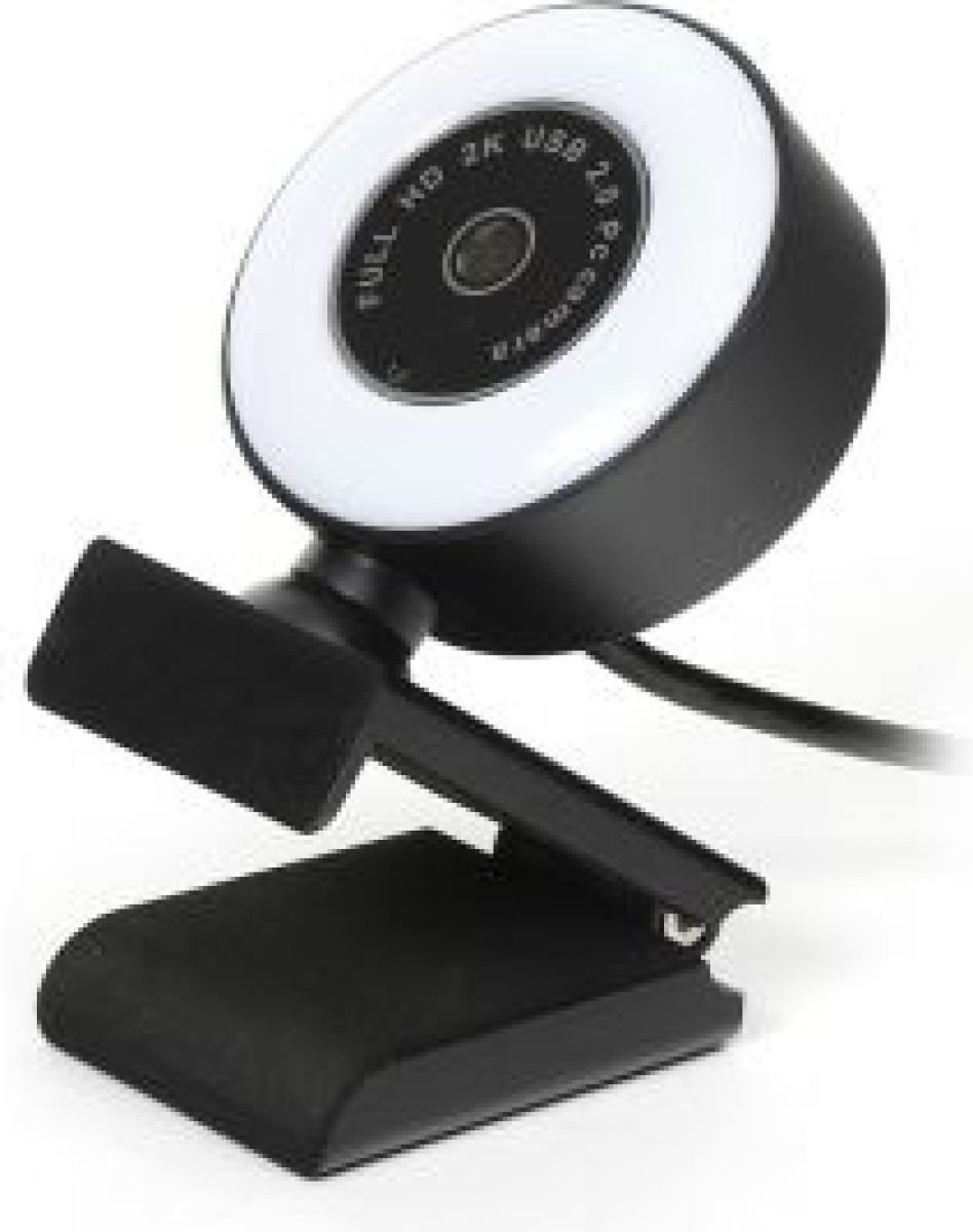 Platinet PCWC2KAF webcam 2 MP 2560 x 1944 Pixels USB 2.0 Zwart