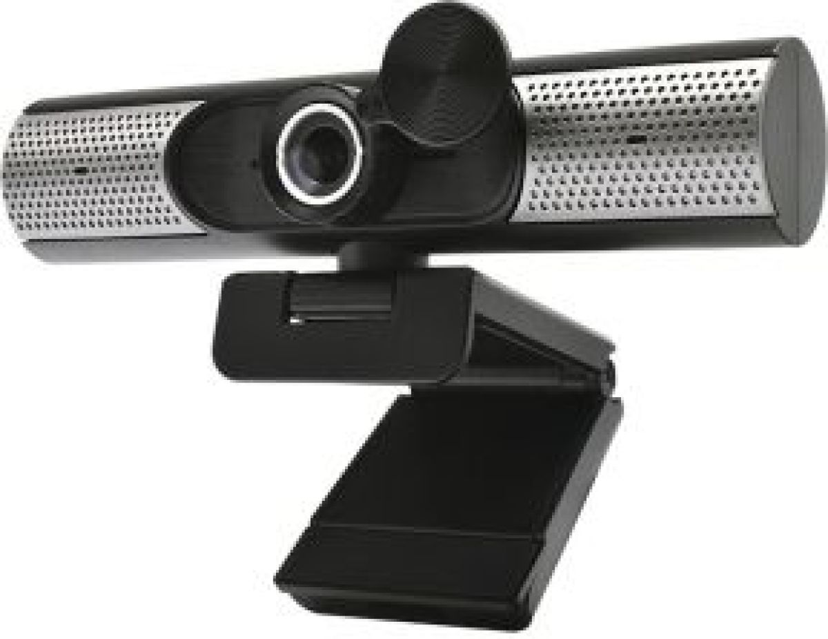 Platinet PCWC1080SP webcam 1920 x 1080 Pixels USB 2.0 Zwart, Zilver