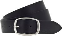 Mustang Leren riem met gepolijste gesp