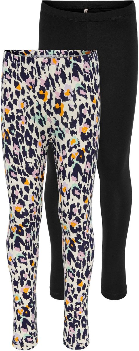 KIDS ONLY Legging KOGNILLE LEGGINGS AOP BOX JRS 2-PACK (set, 2-delig)