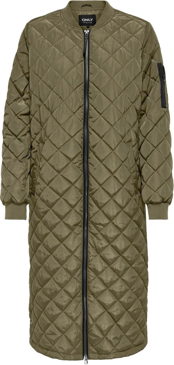 Only Doorgestikte jas ONLJESSICA X-LONG QUILTED COAT OTW NOOS
