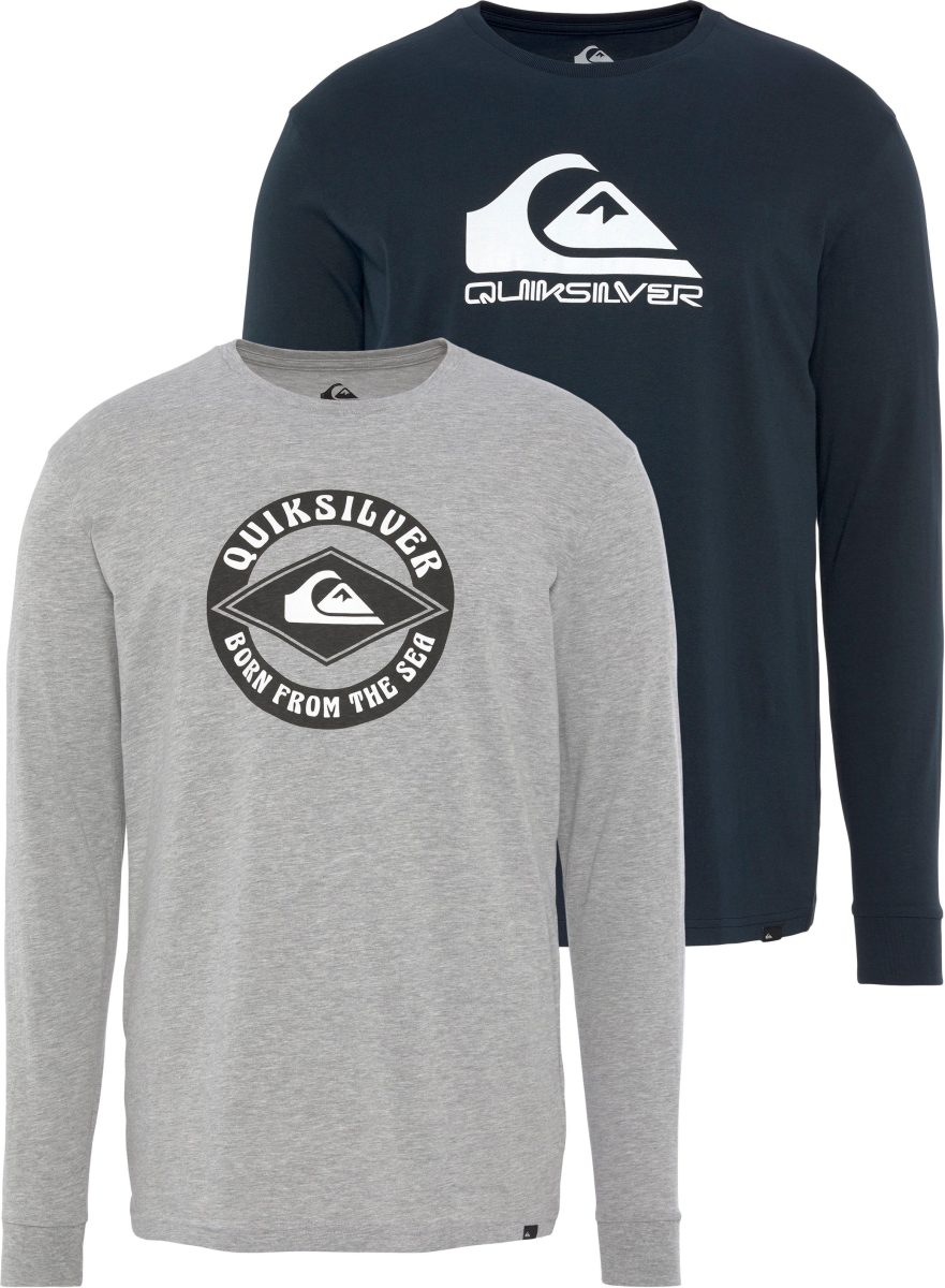 Quiksilver Shirt met lange mouwen Breaktime Logo LS Tee Pack YM