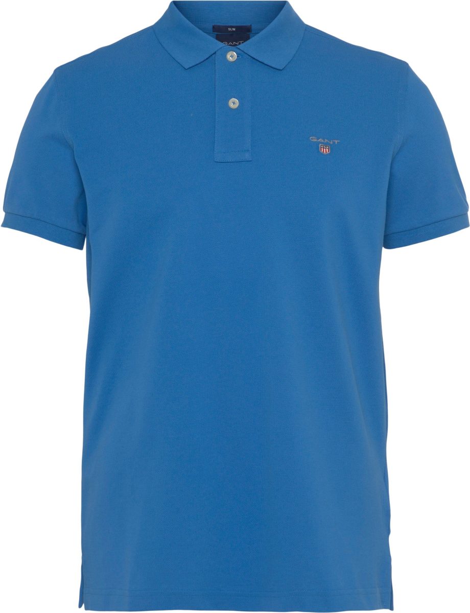 GANT Poloshirt ORIGINAL SLIM PIQUE SHORT RUGGER