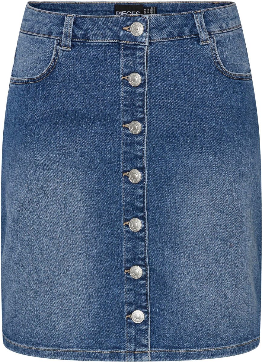 PIECES Jeansrok PCPEGGY HW SKIRT NOOS BC