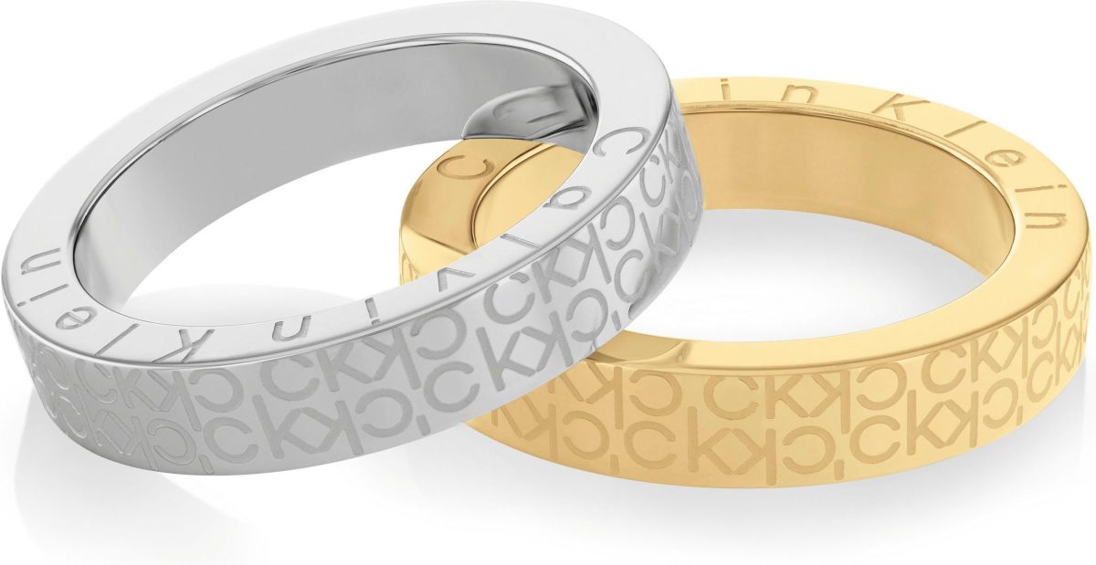 Calvin klein Ring DEFIANT, 35000444B,C,D (set, 2-delig)