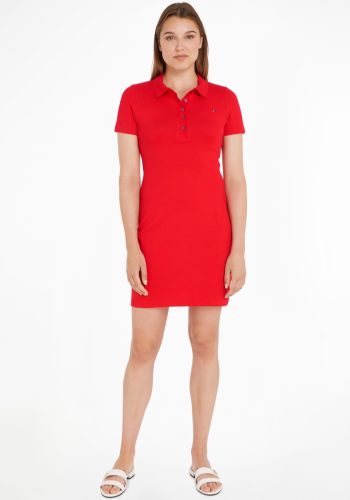 Tommy hilfiger Polojurk 1985 SLIM PIQUE POLO DRESS SS