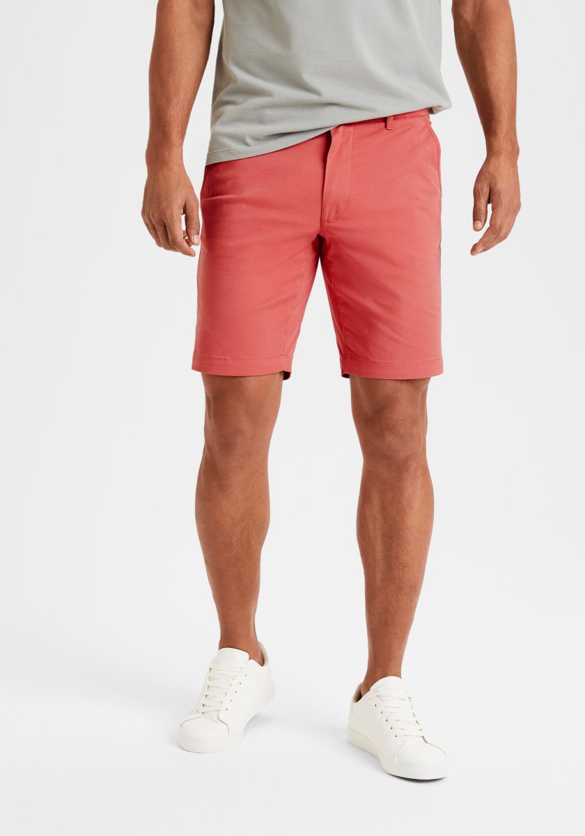 H.I.S Chino-short elastische katoenkwaliteit