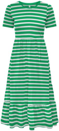 Only Jerseyjurk ONLMAY S/S PEPLUM CALF DRESS BOX JRS