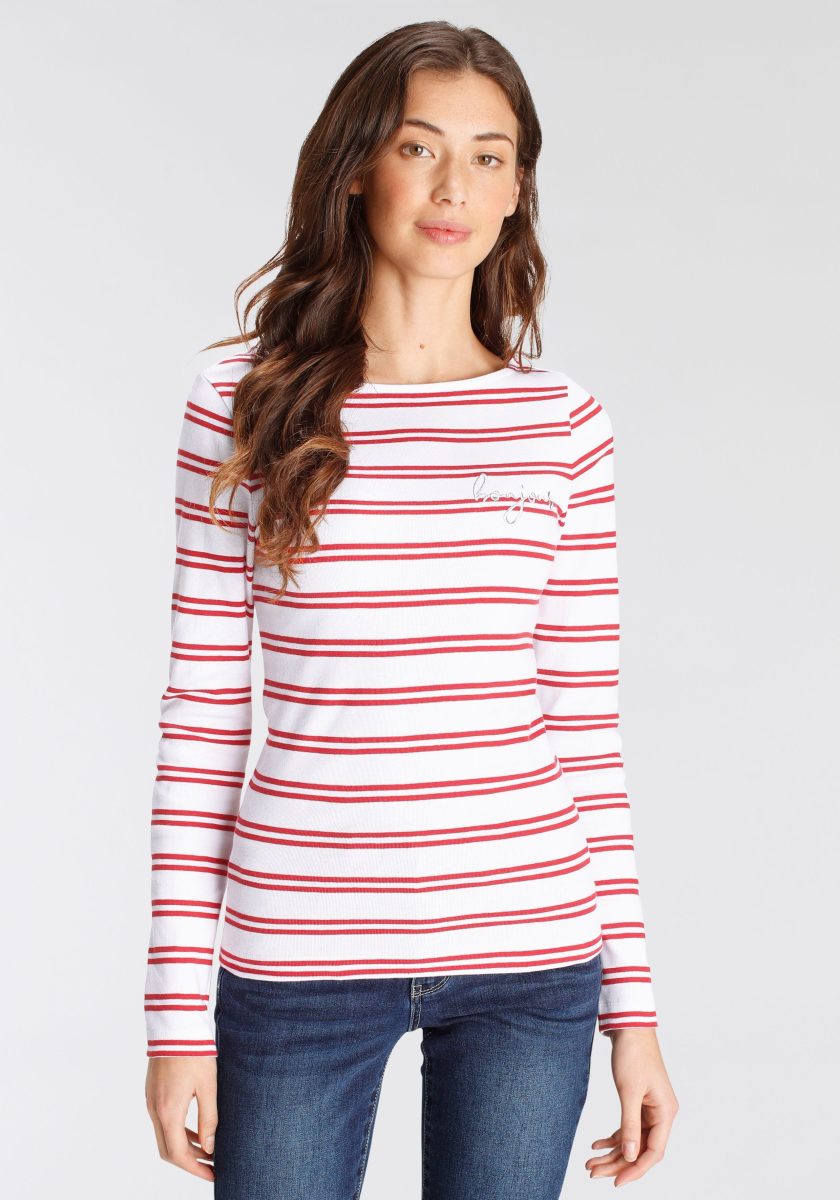 DELMAO Shirt met lange mouwen