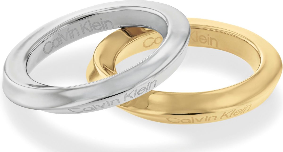 Calvin klein Ring SCULPTURAL, 35000330B,C,D (set, 2-delig)