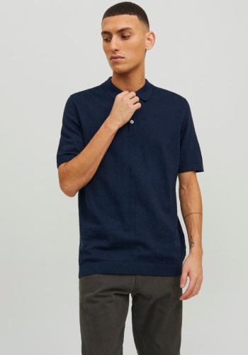 Jack & Jones Trui met korte mouwen JPREMIL KNIT POLO SN