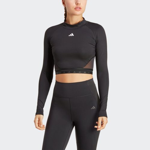 adidas Performance Functioneel shirt AEROREADY HYPERGLAM CROP LONGSLEEVE