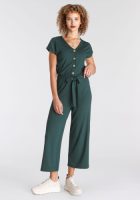 Tamaris Jumpsuit in culotte-stijl met knoopsluiting