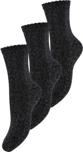 PIECES Sokken PCSEBBY GLITTER LONG 3-PACK SOCKS NOOS (set, 3 paar)