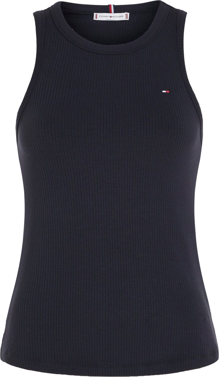 Tommy hilfiger Geribde tanktop SLIM 5X2 RIB TANK TOP NS