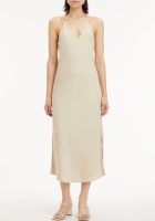 Calvin klein Midi-jurk RECYCLED CDC MIDI SLIP DRESS