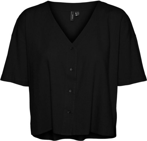 VERO MODA Shirt met korte mouwen VMJESMILO 2/4 SHIRT WVN GA NOOS