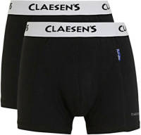 Claesen's boxershort - set van 2 zwart/wit