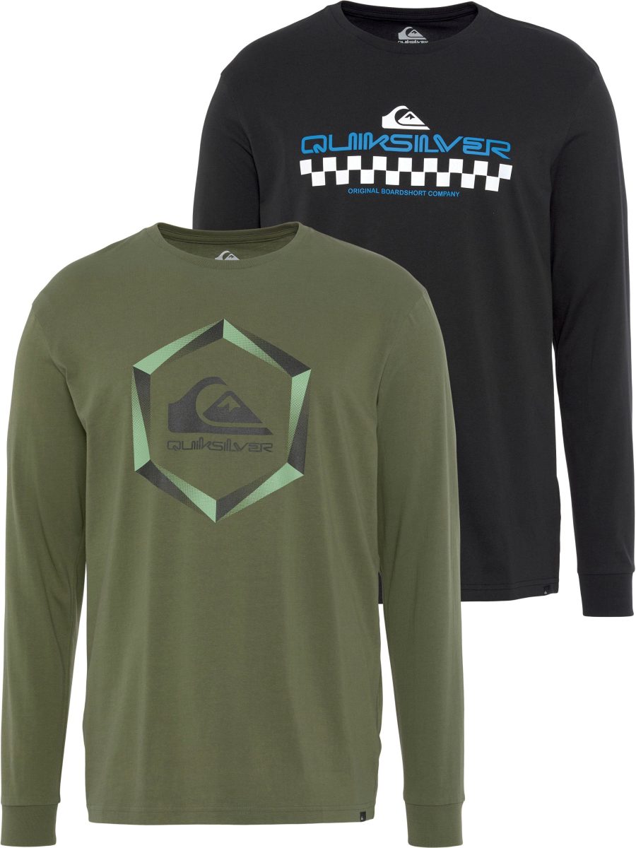 Quiksilver Shirt met lange mouwen Kalei Logo LS Tee Pack YM Four Lea