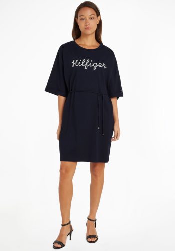 Tommy hilfiger Shirtjurk REG ROPE PUFF PRINT KNEE DRS SS