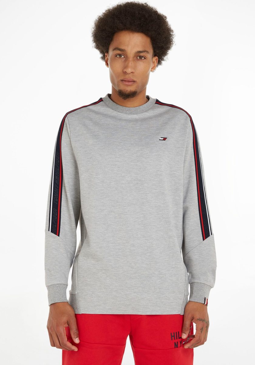 Tommy Sport Sweatshirt TEXTURED TAPE CREW