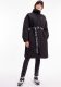 Calvin klein Doorgestikte jas BELTED QUILTED COAT (set, 2-delig, Met een bindceintuur)