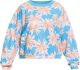 Roxy Sweatshirt OFF TO THE BEACH Azure blue Palm island (set)