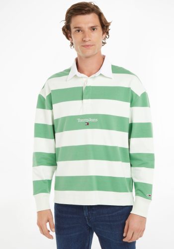 Tommy Jeans Sweatshirt TJM SERIF LINEAR STRIPE RUGBY