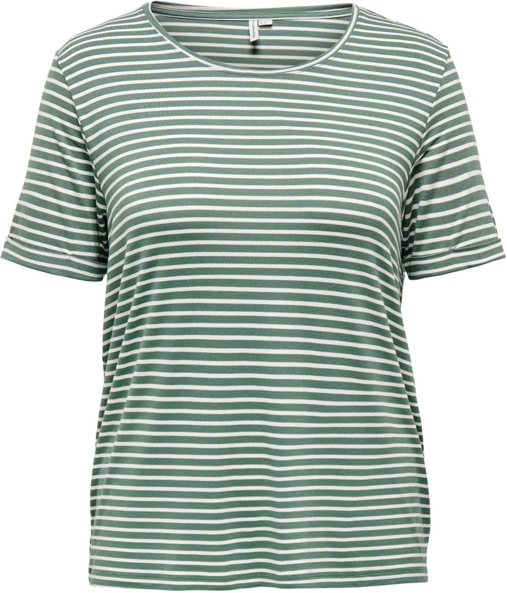 ONLY CARMAKOMA Shirt met korte mouwen CARNANNA SS FOLD UP TEE JRS NOOS